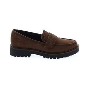 Brown Suede Loafers for Women